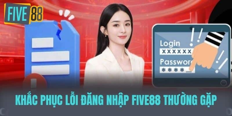 Khắc phục lỗi Đăng nhập five88 thường gặp